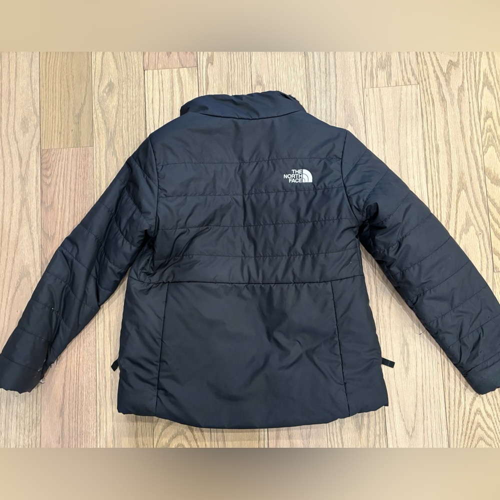 North Face -girls reversible winter jacket! Water repellent and fur lined! - Picture 3 of 6